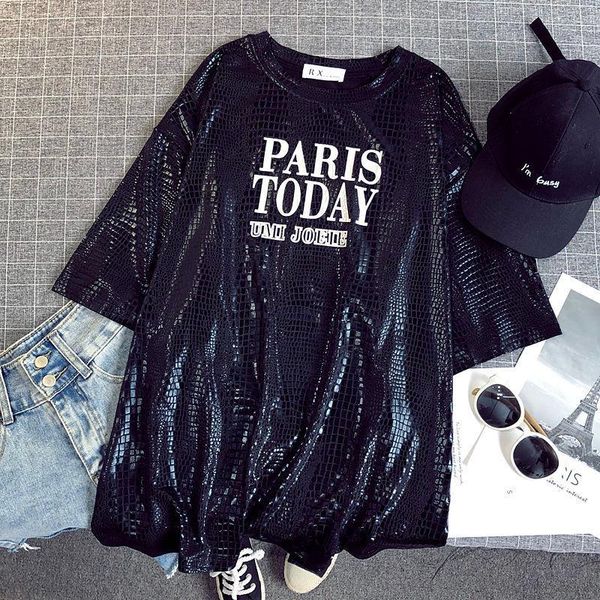 women's t-shirt street wear fashion snake skin pattern vintage loose half sleeve t-shirts 2021 summer clothing for top, White
women's t-shirt street wear fashion snake skin pattern vintage loose half sleeve t-shirts 2021 summer clothing for top, White
