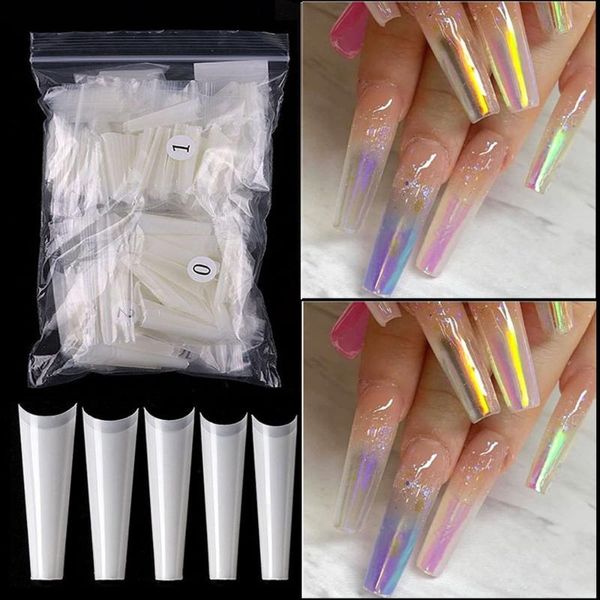 false nails 504pcs/pack flat head french style fake fashion super long nail extension tool tips diy accessories transparent/white, Red;gold
false nails 504pcs/pack flat head french style fake fashion super long nail extension tool tips diy accessories transparent/white, Red;gold