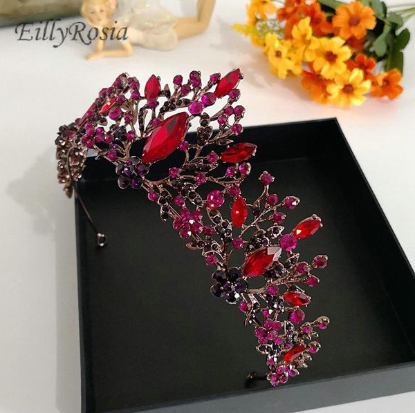 hair clips & barrettes bridal crown with fuchsia rhinestones red crystals women's hairbands elegant wedding tiaras bride celebrity girl, Golden;silver
hair clips & barrettes bridal crown with fuchsia rhinestones red crystals women's hairbands elegant wedding tiaras bride celebrity girl, Golden;silver
