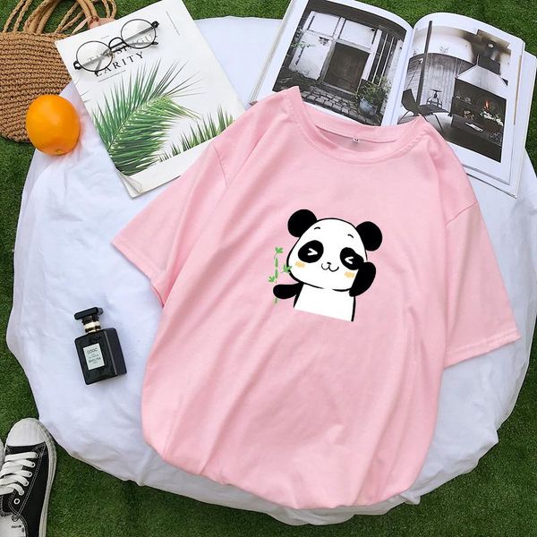 women's t-shirt panda print t shirt women o neck short sleeve summer casual streetwear tumblr harajuku kawaii cartoon tee, White
women's t-shirt panda print t shirt women o neck short sleeve summer casual streetwear tumblr harajuku kawaii cartoon tee, White