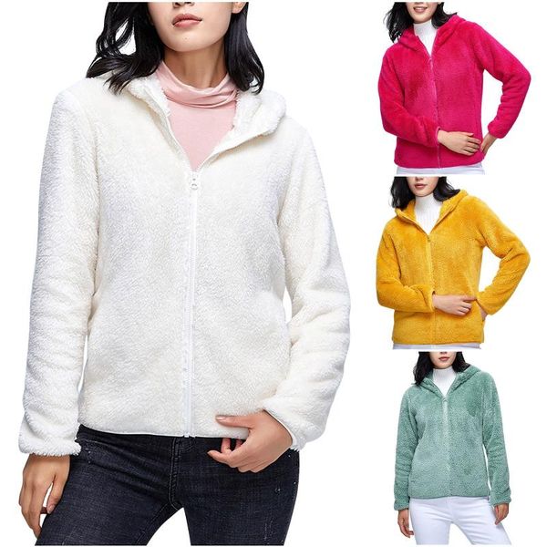 women's hoodies & sweatshirts women hooded jacket 2021 warm plush casual double-sided coat mixed color patchwork winter outwear zipper, Black
women's hoodies & sweatshirts women hooded jacket 2021 warm plush casual double-sided coat mixed color patchwork winter outwear zipper, Black