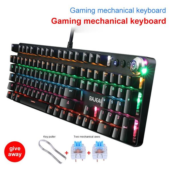 standard 104 keys gaming mechanical keyboard multimedia luminous professional ultra-slim wired english for windows keyboards
standard 104 keys gaming mechanical keyboard multimedia luminous professional ultra-slim wired english for windows keyboards