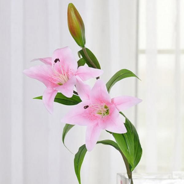 decorative flowers & wreaths simulation artificial flower fake lily vivid gift home wedding party decoration h99f
decorative flowers & wreaths simulation artificial flower fake lily vivid gift home wedding party decoration h99f
