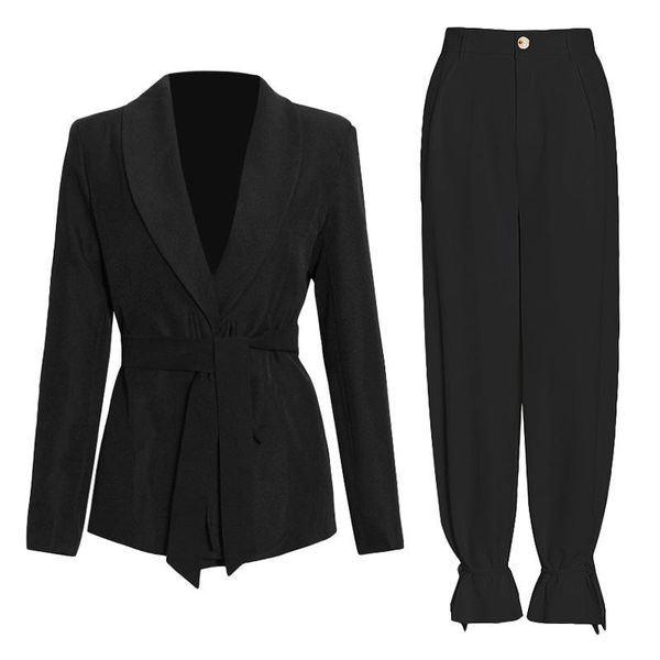 women's two piece pants design pcs suit white black blazer pant suits fashion women blazers harem trousers set high quality
women's two piece pants design pcs suit white black blazer pant suits fashion women blazers harem trousers set high quality