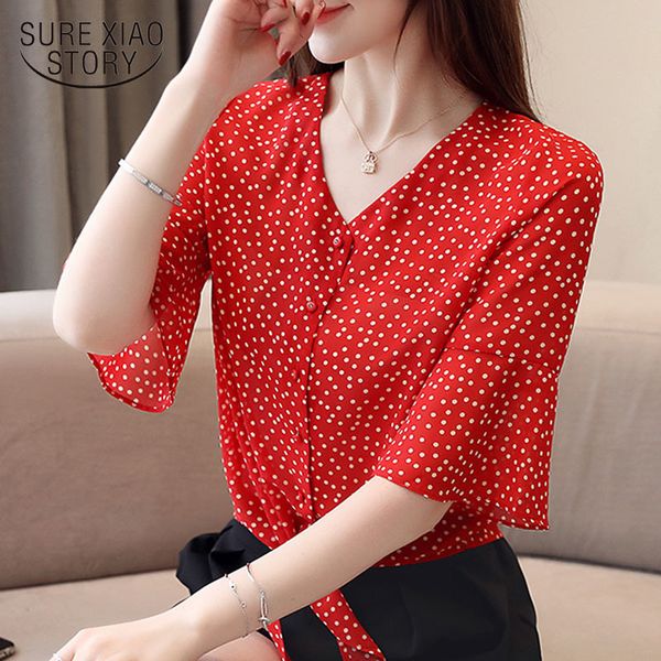 women and korean fashion clothing off shoulder shirts chiffon blouse button polka dot v-neck 3636 50 210415, White
women and korean fashion clothing off shoulder shirts chiffon blouse button polka dot v-neck 3636 50 210415, White