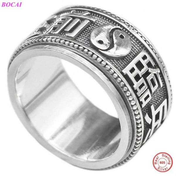 cluster rings bocai s925 pure silver taoist nine character truth words rotatable thai ring index finger for men and women, Golden;silver
cluster rings bocai s925 pure silver taoist nine character truth words rotatable thai ring index finger for men and women, Golden;silver