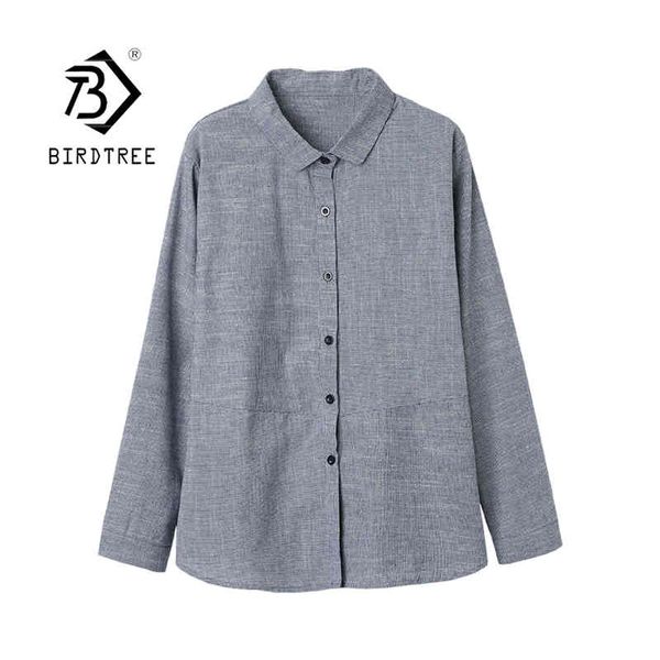 fashion women's spring striped all match loose blouse turn down collar bamboo cotton office shirt long sleeve casual t12801x 210419, White
fashion women's spring striped all match loose blouse turn down collar bamboo cotton office shirt long sleeve casual t12801x 210419, White