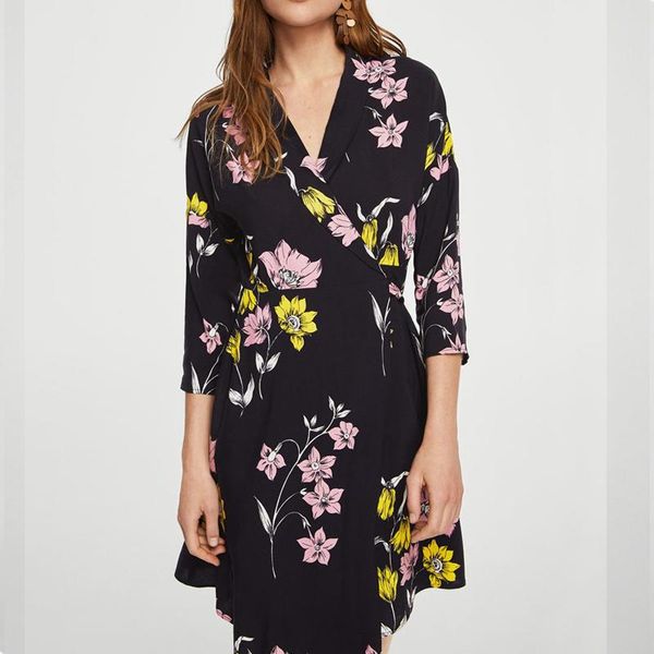 casual dresses summer women dress flower print v-neck loose shirt ol style beach vestidos, Black;gray
casual dresses summer women dress flower print v-neck loose shirt ol style beach vestidos, Black;gray