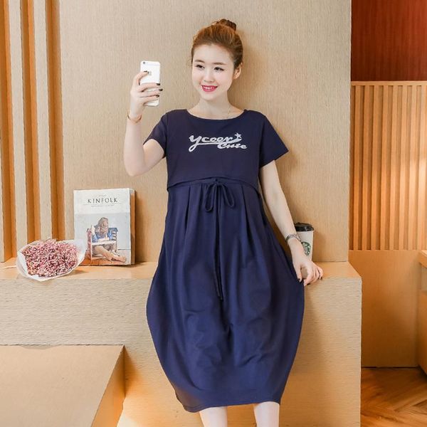 maternity dresses breastfeeding summer print letters comfortable short sleeve dress women elegant nursing clothes, White
maternity dresses breastfeeding summer print letters comfortable short sleeve dress women elegant nursing clothes, White