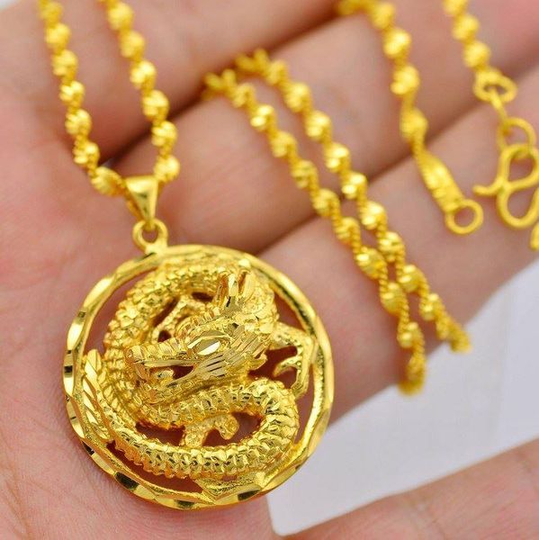 pendant necklaces lifelike mythical dragon shaped necklace yellow gold filled charm men women clavicle chain, Silver
pendant necklaces lifelike mythical dragon shaped necklace yellow gold filled charm men women clavicle chain, Silver
