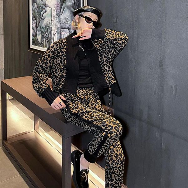 women's two piece pants autumn winter fashion notched collar leopard print coat & women suit high street female 2 pieces sets 2021, White
women's two piece pants autumn winter fashion notched collar leopard print coat & women suit high street female 2 pieces sets 2021, White
