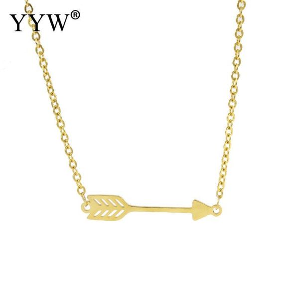 5strands/lot fashion women stainless steel arrowhead pendant necklace gold color oval chain charm collarbone jewelry accessories necklaces, Silver
5strands/lot fashion women stainless steel arrowhead pendant necklace gold color oval chain charm collarbone jewelry accessories necklaces, Silver