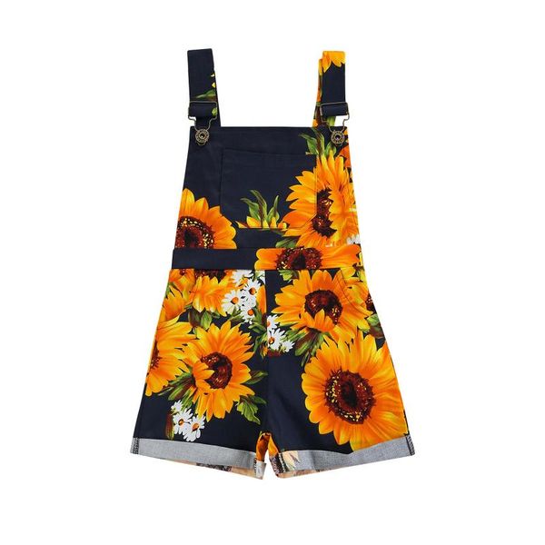 jumpsuits 2-7y children sunflower print overalls short romper kid girls fashion sleeveless square collar jumpsuit with pockets, Blue
jumpsuits 2-7y children sunflower print overalls short romper kid girls fashion sleeveless square collar jumpsuit with pockets, Blue