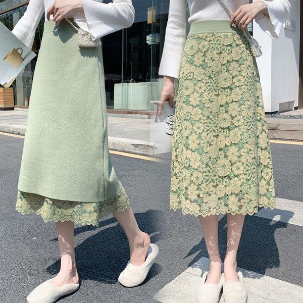 skirts reversilble knitted skirt women's wool 2021 high waist lace midi one step a-line long for women, Black
skirts reversilble knitted skirt women's wool 2021 high waist lace midi one step a-line long for women, Black