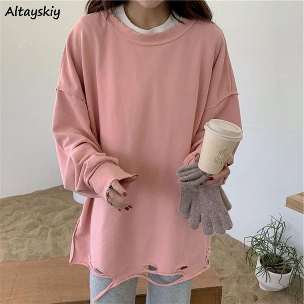 women's hoodies & sweatshirts no hat women retro hollow out all-match vintage college simple thin loose chic solid female spring fashio, Black
women's hoodies & sweatshirts no hat women retro hollow out all-match vintage college simple thin loose chic solid female spring fashio, Black