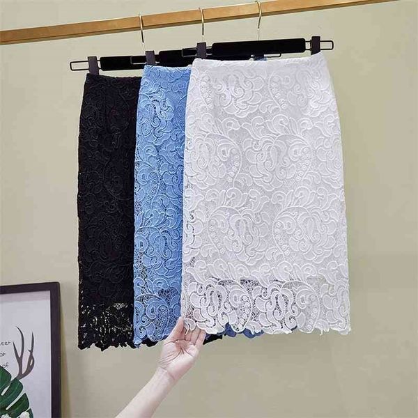 summer hollow lace temperament package hip skirt slim knee-length casual polyester pencil solid 210416, Black
summer hollow lace temperament package hip skirt slim knee-length casual polyester pencil solid 210416, Black