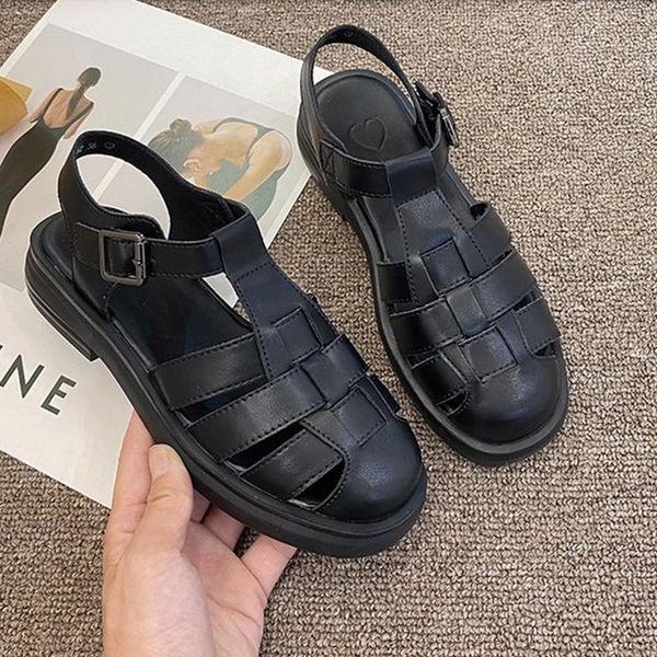 sandals women's 2021 summer shoes for women rome buckle strap hollow out beach cool ladies footwear size 35-40, Black
sandals women's 2021 summer shoes for women rome buckle strap hollow out beach cool ladies footwear size 35-40, Black