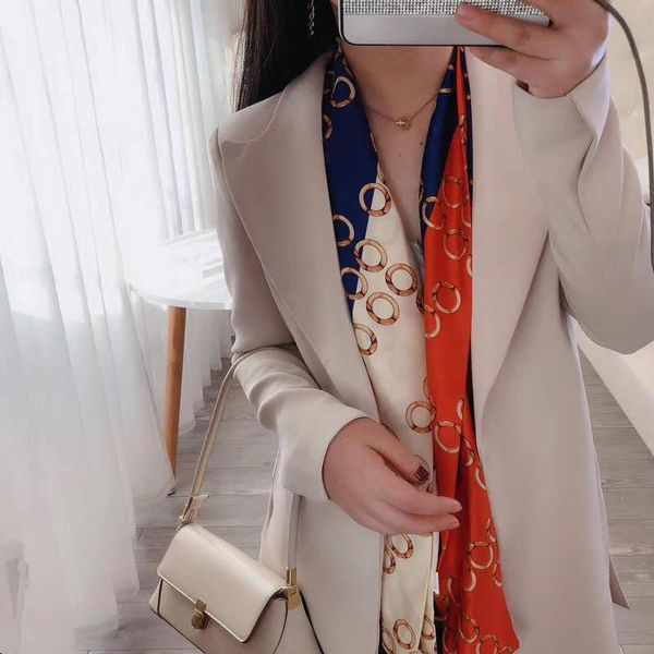 scarves spring and autumn scarf versatile satin surface fashion neckerchief women polyester dress, Blue;gray
scarves spring and autumn scarf versatile satin surface fashion neckerchief women polyester dress, Blue;gray