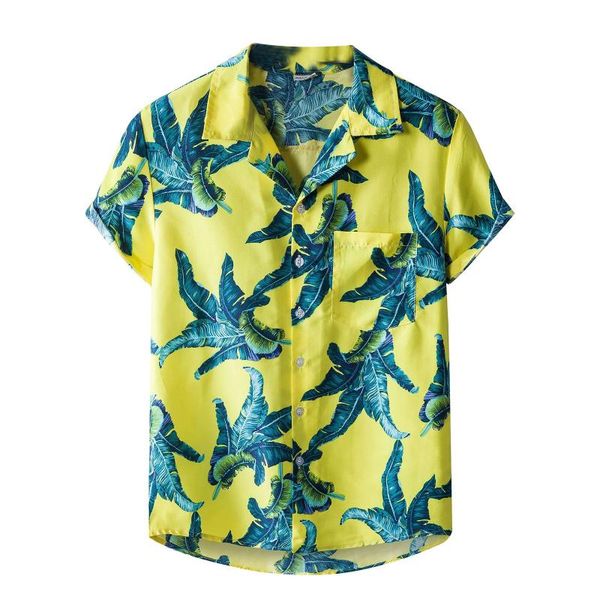 men's casual shirts summer fashion beach style printed hawaii vacation short sleeve shirt turn down collar blouses camisa homme#g3, White;black
men's casual shirts summer fashion beach style printed hawaii vacation short sleeve shirt turn down collar blouses camisa homme#g3, White;black
