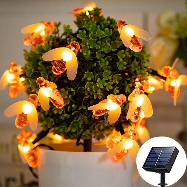 strings led solar string lights bee fairy light garden decoration outdoor christmas decor battery festoon balcony fence street garland
strings led solar string lights bee fairy light garden decoration outdoor christmas decor battery festoon balcony fence street garland