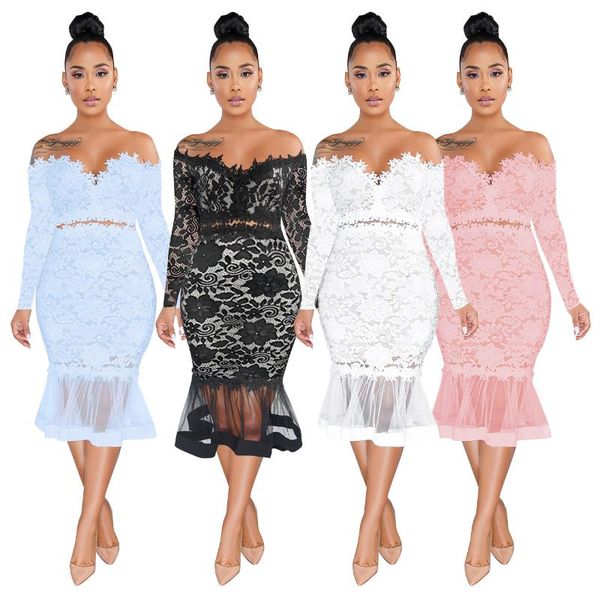 casual dresses q21w925/ 932european and american autumn winter women's one shoulder lace fishtail skirt perspective dress spot supply, Black;gray
casual dresses q21w925/ 932european and american autumn winter women's one shoulder lace fishtail skirt perspective dress spot supply, Black;gray