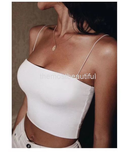 women's tanks & camis ins super fire net red solid color fine shoulder strap flat bra ice wire sling thin with cushion short versatile, White
women's tanks & camis ins super fire net red solid color fine shoulder strap flat bra ice wire sling thin with cushion short versatile, White