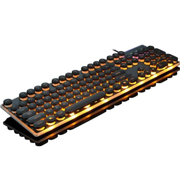 keyboards mute retro round glowing keycap backlight usb wired illuminated border waterproof for windows/vista/win7/win8/win10/mas
keyboards mute retro round glowing keycap backlight usb wired illuminated border waterproof for windows/vista/win7/win8/win10/mas