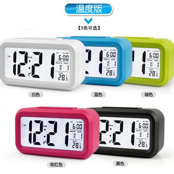 1019 smart clock temperature lazy sleepy alarm mute backlight electronic creative digital clock
1019 smart clock temperature lazy sleepy alarm mute backlight electronic creative digital clock