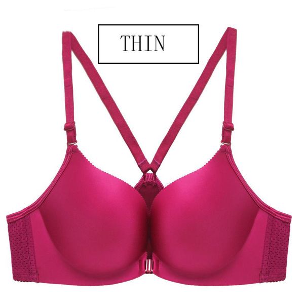 bras e lovegirl seamless y-back thin section rimless push-up bra adjustable straps and front button women's deep v-neck, Red;black
bras e lovegirl seamless y-back thin section rimless push-up bra adjustable straps and front button women's deep v-neck, Red;black