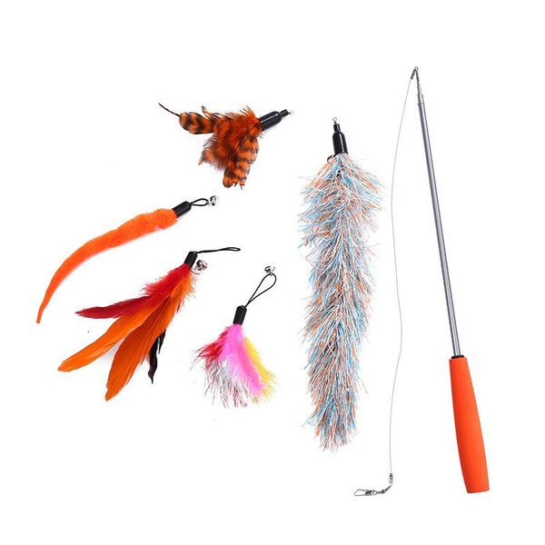 small animal supplies cat toys fishing rod shape bells solid color feathers stick teaser wand interactive funny toy pet
small animal supplies cat toys fishing rod shape bells solid color feathers stick teaser wand interactive funny toy pet