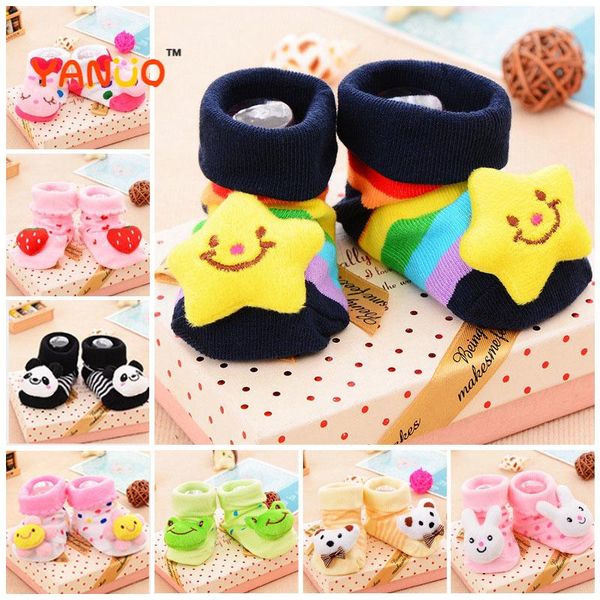 socks baby girls boys soft cute boots floor non-slip cotton cartoon doll with bells, Pink;yellow
socks baby girls boys soft cute boots floor non-slip cotton cartoon doll with bells, Pink;yellow
