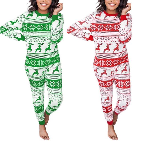 women's two piece pants 2 pieces nightwear set, female christmas floral print o-neck long sleeve + waist pyjama trousers for spring fal, White
women's two piece pants 2 pieces nightwear set, female christmas floral print o-neck long sleeve + waist pyjama trousers for spring fal, White