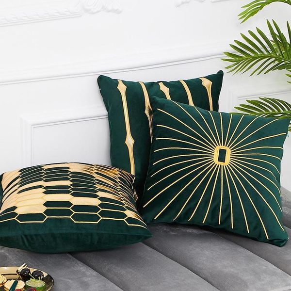 cushion/decorative pillow dunxdeco luxury green cushion cover party decorative case modern gold pu geometric embroidered sofa chair soft cou
cushion/decorative pillow dunxdeco luxury green cushion cover party decorative case modern gold pu geometric embroidered sofa chair soft cou