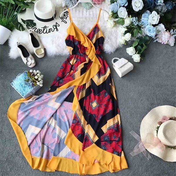 retro women boho dresss summer spaghetti strap v-neck patchwork midi ruffles dresses fashion ladies long robe 210525, Black;gray
retro women boho dresss summer spaghetti strap v-neck patchwork midi ruffles dresses fashion ladies long robe 210525, Black;gray