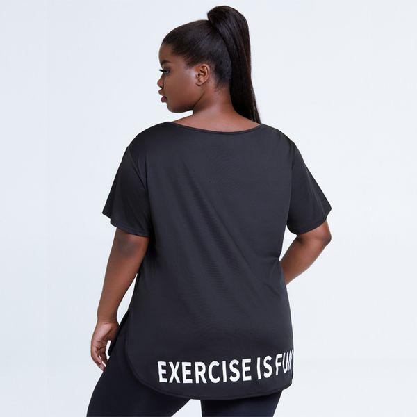loose fitting quick drying sports t-shirt running yoga summer large women's fitns cloth short sleeved blouse, Gray
loose fitting quick drying sports t-shirt running yoga summer large women's fitns cloth short sleeved blouse, Gray