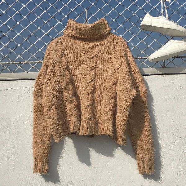 women's sweaters sweatersspecial price clear goods autumn and winter waist thick twist high collar pullover thickened foreign style sho, White;black
women's sweaters sweatersspecial price clear goods autumn and winter waist thick twist high collar pullover thickened foreign style sho, White;black