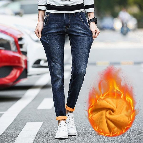 men's jeans winter blue fleece warm men 2021 pocket scratched straight trousers fashion slim work pants ropa de hombre size
men's jeans winter blue fleece warm men 2021 pocket scratched straight trousers fashion slim work pants ropa de hombre size