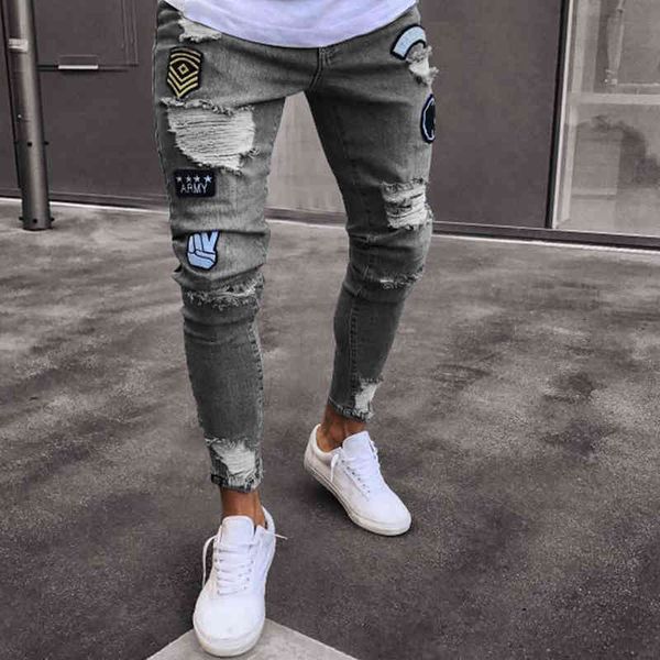 men stylish ripped pants biker slim straight frayed denim trousers fashion ny jeans clothes, Blue
men stylish ripped pants biker slim straight frayed denim trousers fashion ny jeans clothes, Blue