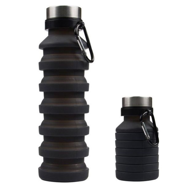 water bottle large capacity 550ml outdoor sports mountaineering travel portable silicone folding cup black
water bottle large capacity 550ml outdoor sports mountaineering travel portable silicone folding cup black