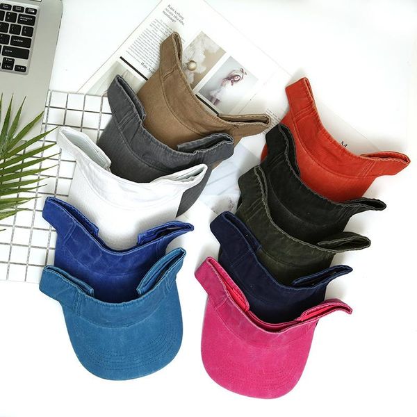 wide brim hats visor hat summer women's golf sun baseball caps adjustable size beanies beach empty cap sports, Blue;gray 
wide brim hats visor hat summer women's golf sun baseball caps adjustable size beanies beach empty cap sports, Blue;gray