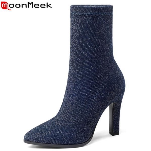 boots moonmeek big size 33-43 fashion ankle women pointed toe super high ladies prom 2021 autumn winter, Black 
boots moonmeek big size 33-43 fashion ankle women pointed toe super high ladies prom 2021 autumn winter, Black