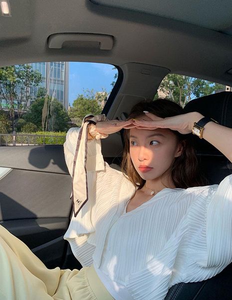 women's blouses & shirts feikesi summer cool and refreshing small unlined upper garment ~ paragraphs short white pressure plait thin sh
women's blouses & shirts feikesi summer cool and refreshing small unlined upper garment ~ paragraphs short white pressure plait thin sh