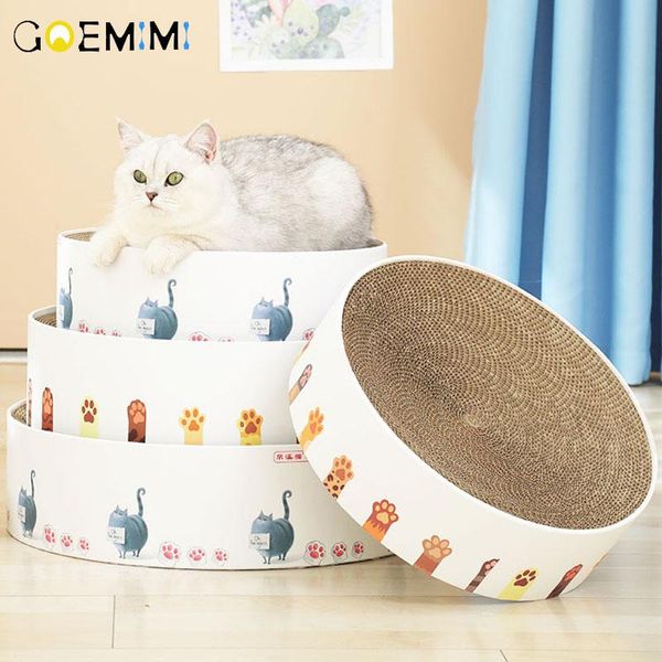 cat toys round scratch board durable bed corrugated paper pad scratching cardboard for kittens medium cats
cat toys round scratch board durable bed corrugated paper pad scratching cardboard for kittens medium cats