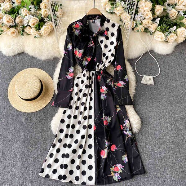 singreiny women france splice print dress design bow collar long sleeve button a-line dress autumn fashion streetwear midi dress 210419, Black;gray
singreiny women france splice print dress design bow collar long sleeve button a-line dress autumn fashion streetwear midi dress 210419, Black;gray
