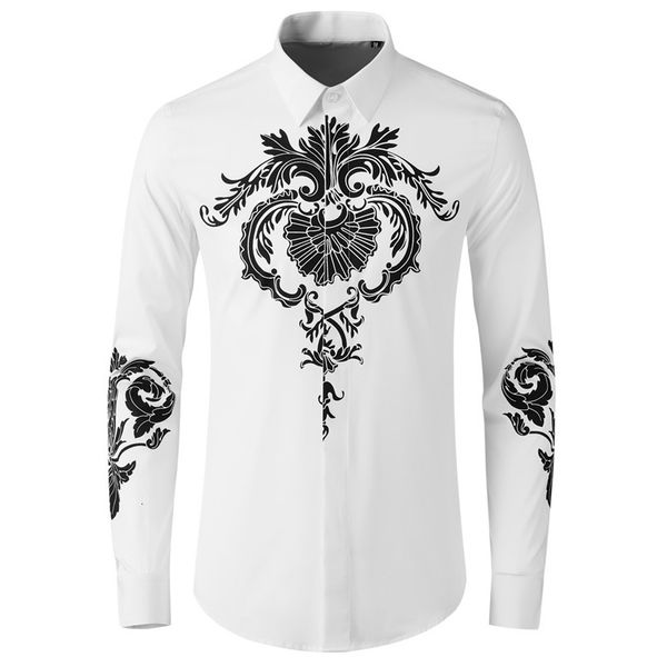 tee polo shirt shirt shirt cotton printed luxury long sleeve casual mens plus size 4xl fashion slim fit party male shirts, White;black
tee polo shirt shirt shirt cotton printed luxury long sleeve casual mens plus size 4xl fashion slim fit party male shirts, White;black