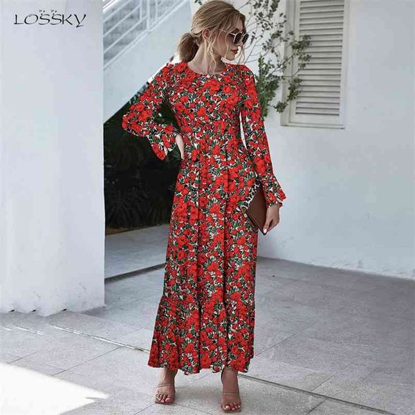 long dress autumn winter dots flroal print ruffle black clothes elegant ladies flower long sleeve maxi dresses for women 210409, Black;gray
long dress autumn winter dots flroal print ruffle black clothes elegant ladies flower long sleeve maxi dresses for women 210409, Black;gray