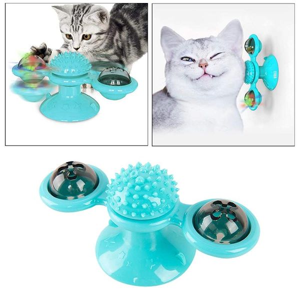 cat toys pet turning windmill toy whirling turntable with brush teasing scratching kitten interactive supplies
cat toys pet turning windmill toy whirling turntable with brush teasing scratching kitten interactive supplies