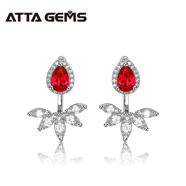 ruby sterling silver stud earring double-wear s925 romantic jewelry brand created pear cut valentine's gifts, Golden;silver
ruby sterling silver stud earring double-wear s925 romantic jewelry brand created pear cut valentine's gifts, Golden;silver