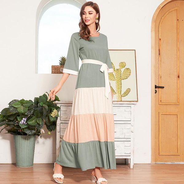 casual dresses product women's fashion 3-color stitching over the knee long travel holiday style knitted loose mid-length dress, Black;gray
casual dresses product women's fashion 3-color stitching over the knee long travel holiday style knitted loose mid-length dress, Black;gray