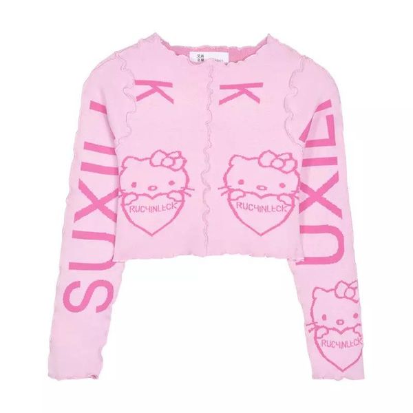 bras sets pink cartoon age reducing short knitted women's 2021 stitching thin inside with long sleeve bottoming shir, Red;black
bras sets pink cartoon age reducing short knitted women's 2021 stitching thin inside with long sleeve bottoming shir, Red;black